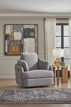 Signature Design by Ashley Modmax Dark Gray Swivel Glider Recliner