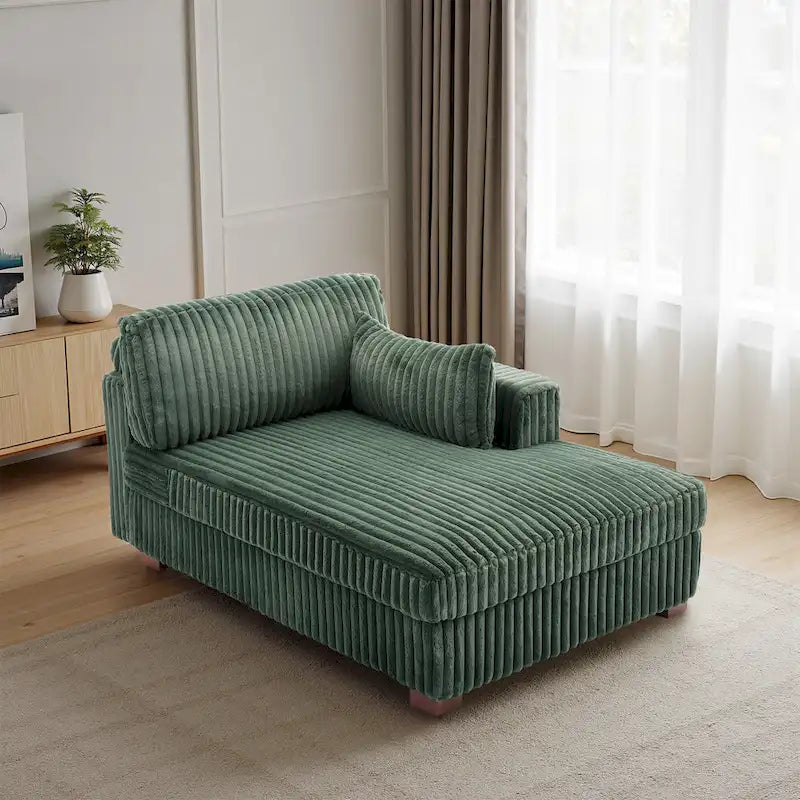 Canapé d'angle droit surdimensionné, flanelle de coton, pieds en bois massif, capacité de 180 kg