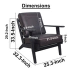 Fauteuil pivotant à 360° en chenille pour salon et chambre