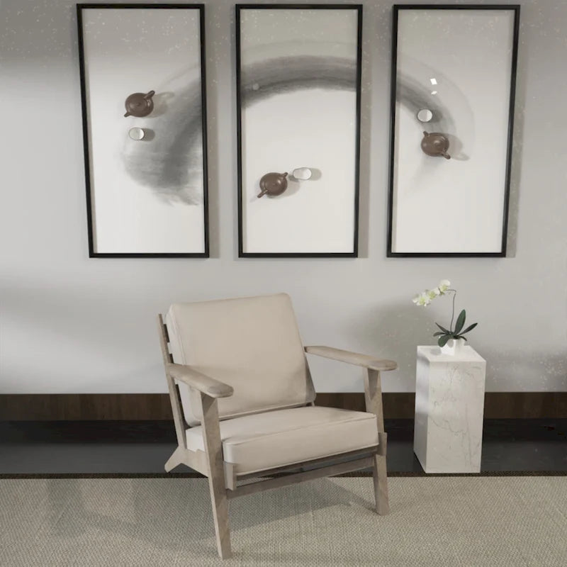 Fauteuil pivotant à 360° en chenille pour salon et chambre