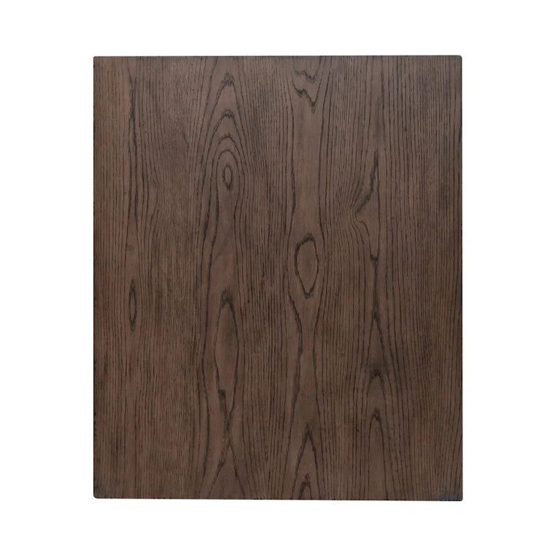 Meuble de rangement étroit à 4 tiroirs, style contemporain, cadre en acier et finition grain de bois