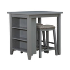 Meuble de rangement étroit à 4 tiroirs, style contemporain, cadre en acier et finition grain de bois