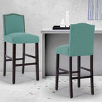 Tabourets de bar rembourrés de 28 pouces, lot de 2