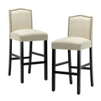 Tabourets de bar rembourrés de 28 pouces, lot de 2