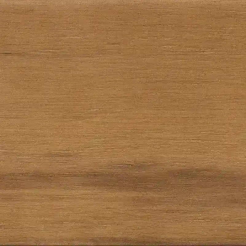 Lit plateforme en bois mi-siècle de 10 pouces, bois massif et supports métalliques, brun rustique