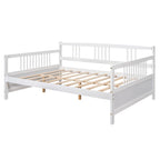 Lit Plateforme 10 pouces Mid-Century, en bois massif et supports métalliques, brun rustique