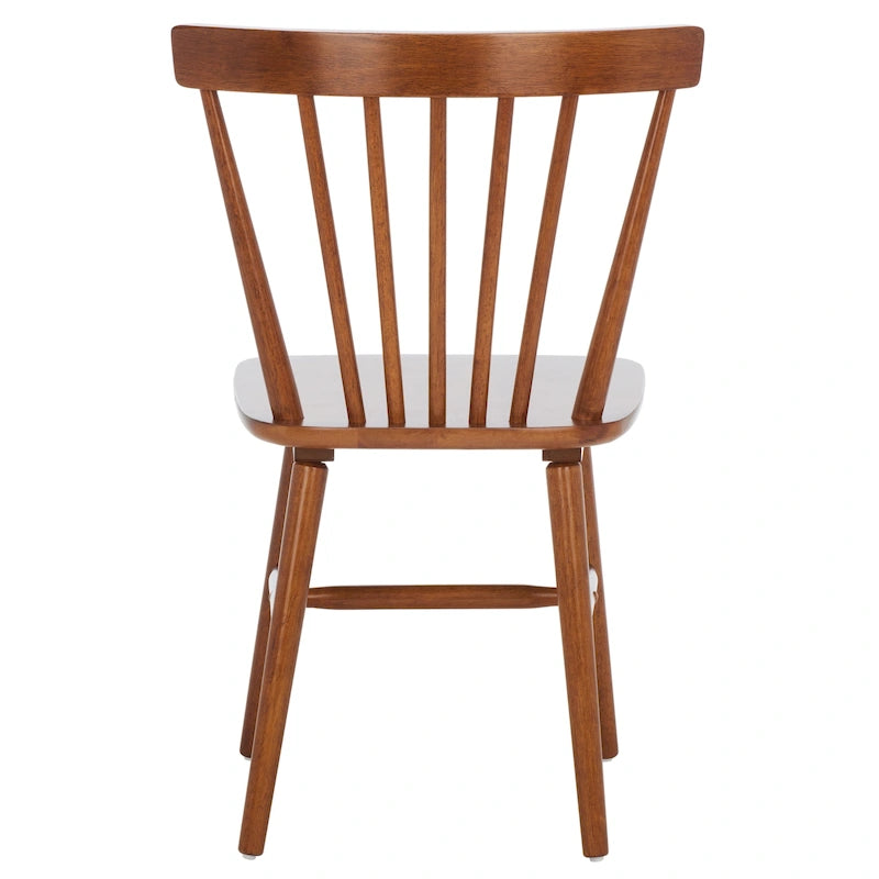 Lot de 2 chaises de salle à manger Spindle Farmhouse, en bois d'hévéa, 51x51x84 cm