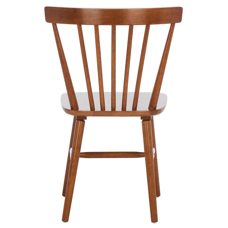 Lot de 2 chaises de salle à manger Spindle Farmhouse, en bois d'hévéa, 51x51x84 cm
