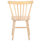 Lot de 2 chaises de salle à manger Spindle Farmhouse, en bois d'hévéa, 51x51x84 cm