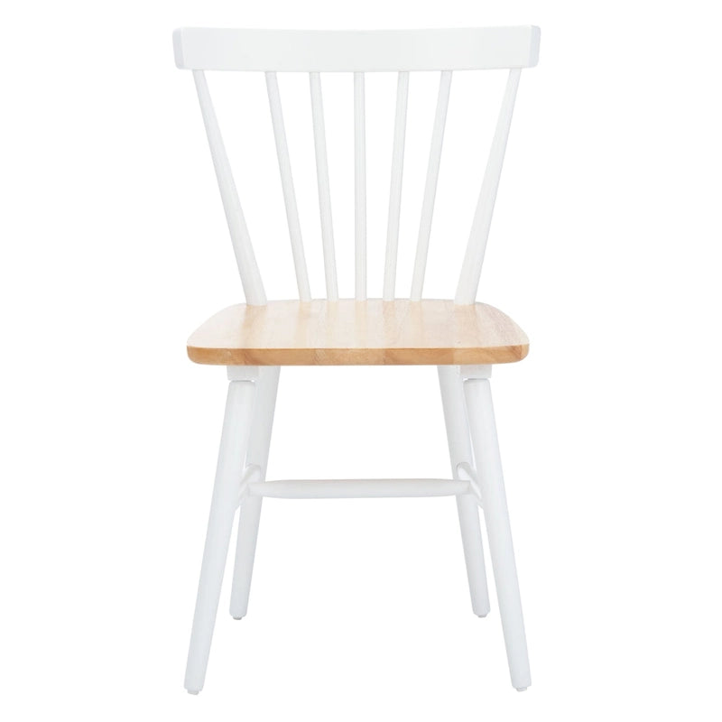 Lot de 2 chaises de salle à manger Spindle Farmhouse, en bois d'hévéa, 51x51x84 cm