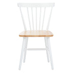 Lot de 2 chaises de salle à manger Spindle Farmhouse, en bois d'hévéa, 51x51x84 cm