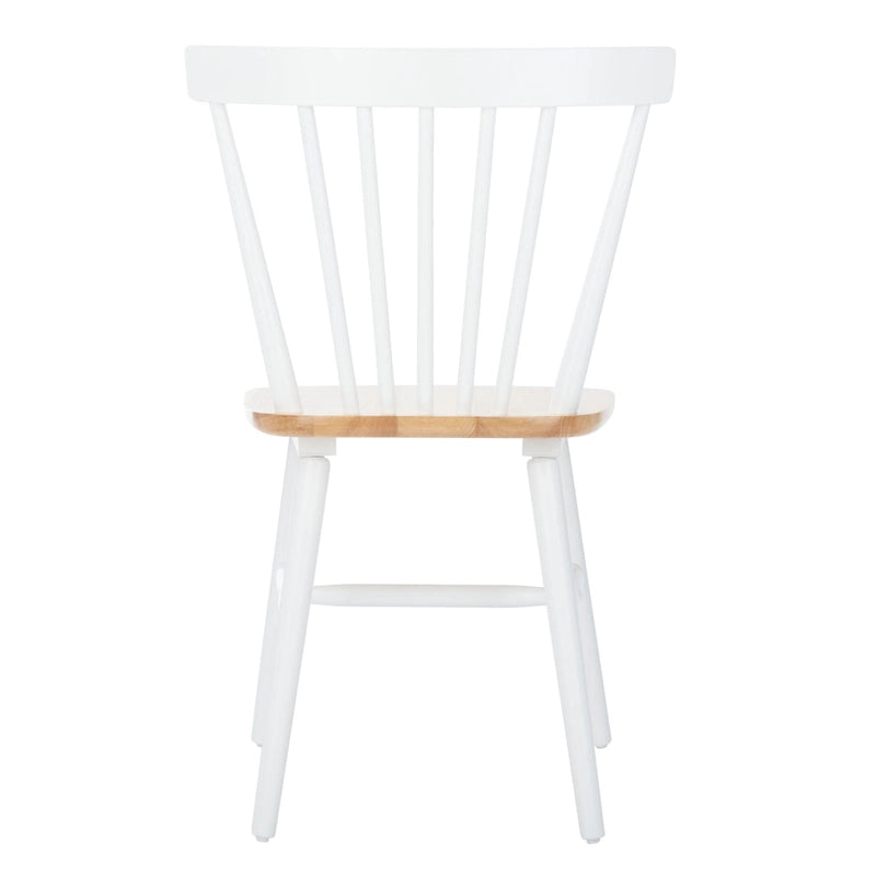 Lot de 2 chaises de salle à manger Spindle Farmhouse, en bois d'hévéa, 51x51x84 cm