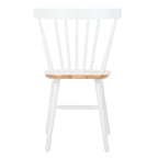 Lot de 2 chaises de salle à manger Spindle Farmhouse, en bois d'hévéa, 51x51x84 cm