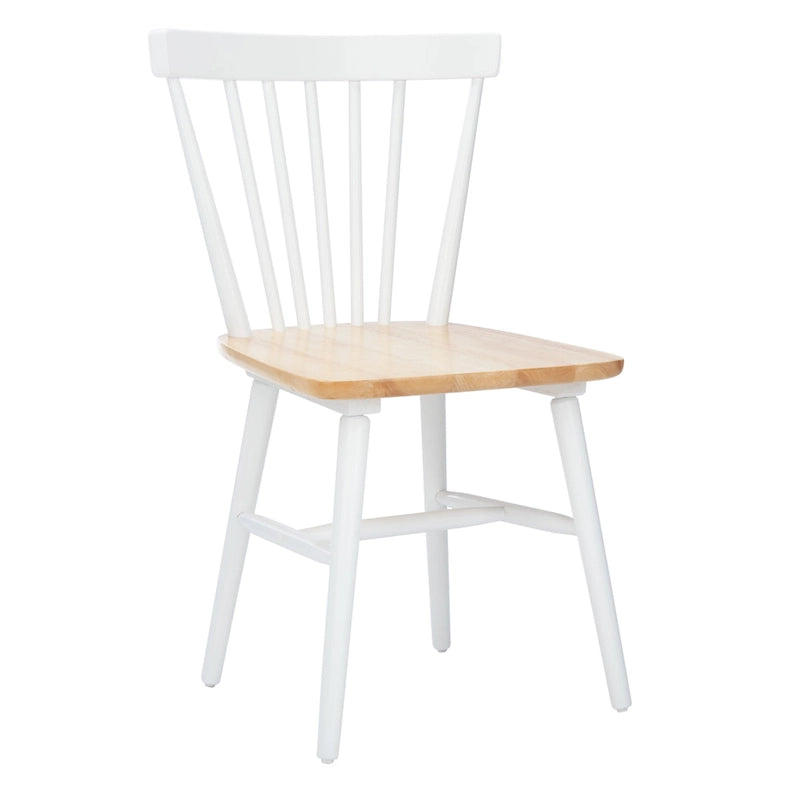 Lot de 2 chaises de salle à manger Spindle Farmhouse, en bois d'hévéa, 51x51x84 cm