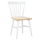 Lot de 2 chaises de salle à manger Spindle Farmhouse, en bois d'hévéa, 51x51x84 cm