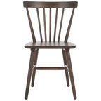 Lot de 2 chaises de salle à manger Spindle Farmhouse, en bois d'hévéa, 51x51x84 cm