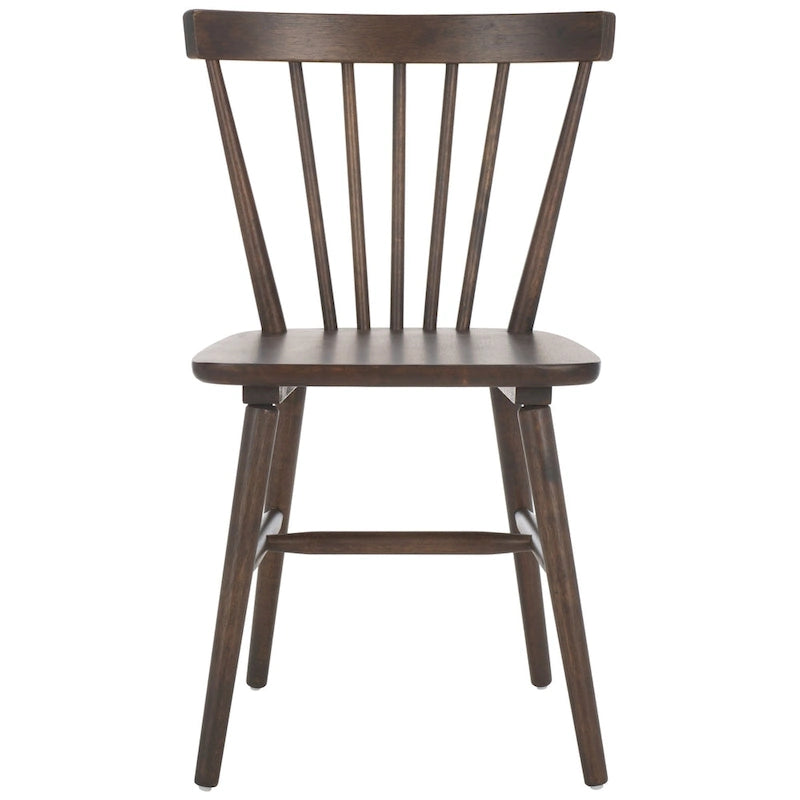 Lot de 2 chaises de salle à manger Spindle Farmhouse, en bois d'hévéa, 51x51x84 cm