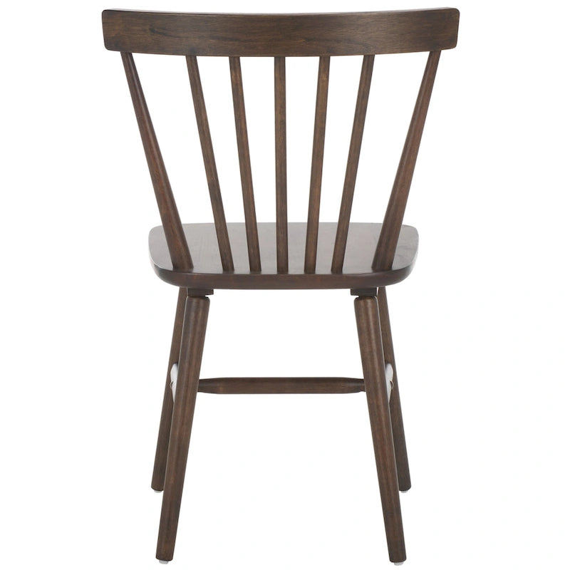 Lot de 2 chaises de salle à manger Spindle Farmhouse, en bois d'hévéa, 51x51x84 cm