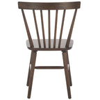 Lot de 2 chaises de salle à manger Spindle Farmhouse, en bois d'hévéa, 51x51x84 cm