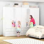 Ensemble armoire combinée double 78,7 H – L'élégance alliée à l'utilité