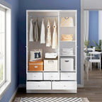 Ensemble armoire combinée double 78,7 H – L'élégance alliée à l'utilité