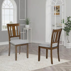 Lot de 4 chaises de salle à manger hauteur comptoir avec sièges rembourrés